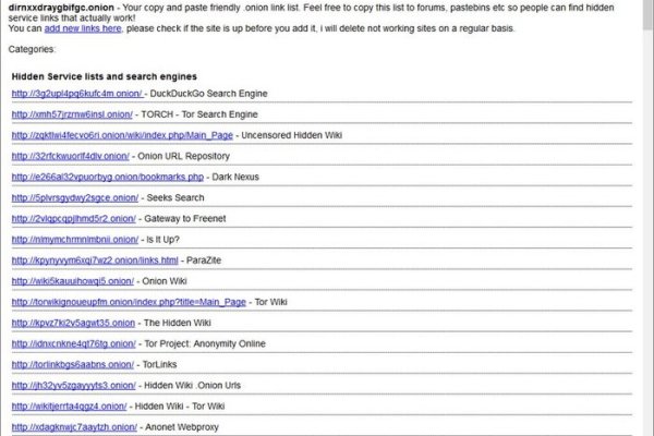 Список сайтов даркнета